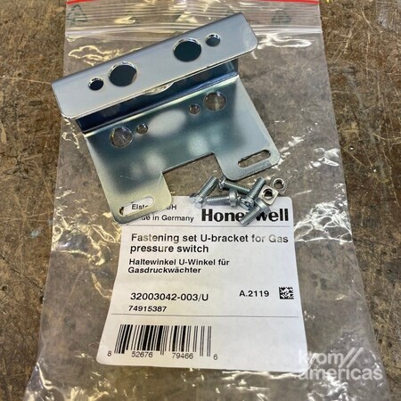 Honeywell Kromschroder BRKT, ANG, U SHAPE, W SCREWS, DGB, DGU, DGI KS74915387