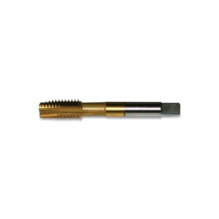 Greenfield Threading SPAR Plug Spiral Point Aerospace Tap, 1/4-20 UNC Tread Size, TiN Finish, 2.5 in OAL 890-285255