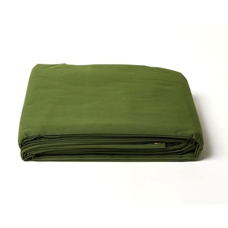 Tarps Now Heavy Duty Tarp, 12 ft x 16 ft, 20 Mil, Olive Green, Polyester / Canvas FSPCGN-1216