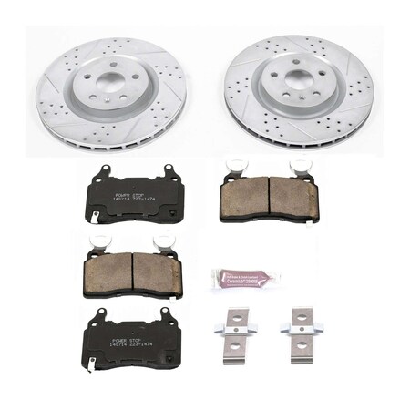 Powerstop FRONT 1 CLICK BRAKE KIT W/ HARDWARE K5602