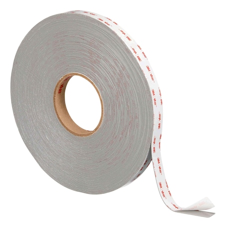 3M Double-Sided Foam Tape, 3/4 in W, 36 yd L, 1/32 in, Acrylic Foam, Double-Sided, 12 PK 4956