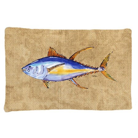 Carolines Treasures 20.5 x 30 in. Tuna Fish Moisture Wicking Fabric Standard Pillow Case 8817PILLOWCASE