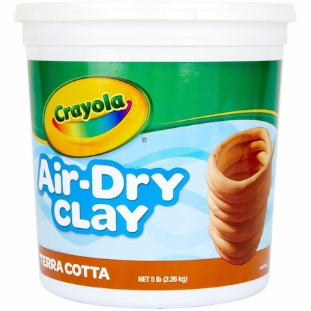 Crayola Air-Dry Clay, Terra Cotta, 5 lb 572004