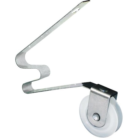 Prime-Line B 512 Roller Assembly, 1 in Dia Roller, 1/4 in W Roller, Steel, Gray, 2-Roller B512