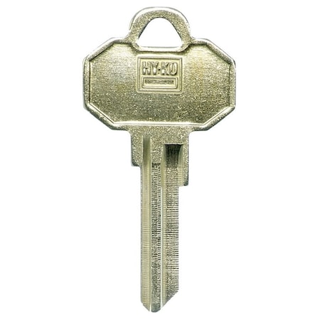 Hy-Ko Key Blank, Brass, Nickel-Plated, For: Baldwin BWK5 Locks 11010BWK5