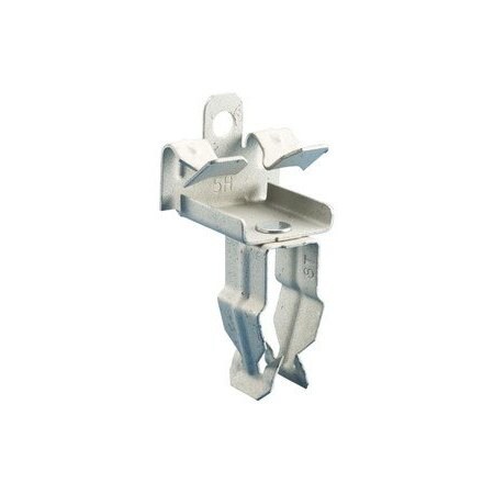Caddy Rigid Conduit Fittings, 1/2'' EMT, 1/8 to 1/4'' Flange, 25 Lb Load, Armour Spring Steel, Hammer-On 8P24