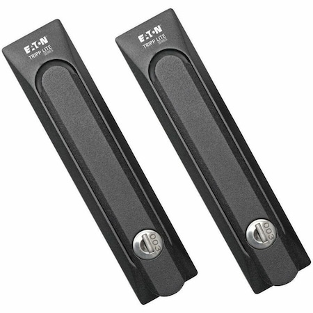 Eaton Tripp Lite Series SmartRack Replacement Lock for Server Rack Cabinets, Front and Rear Doors, 2 SRHANDLE3