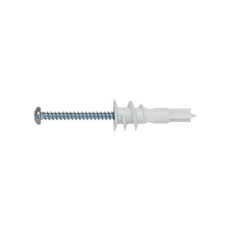Hillman Wallboard Anchors .138" D X 1-1/4" L Nylon Pan Head, 20PK 41410