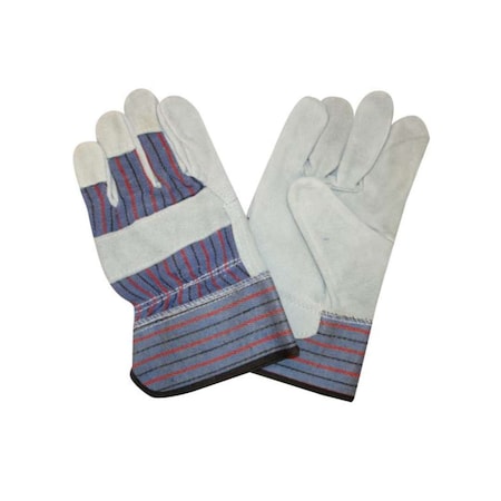 Cordova Leather Palm Gloves, Blue/Red Fabric, PK12 7250RXL