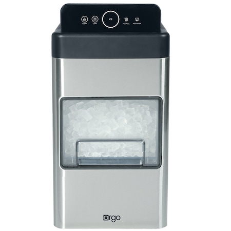 Orgo The Nugget Countertop Ice Maker, Makes 33 lbs. in 24 Hours, Nugget Shaped in 2 Sizes, RGN4505, Black RGN4505