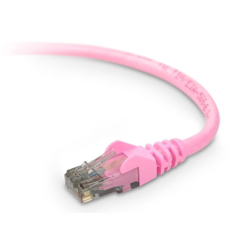Belkin 15Ft Cat6 Snagless Patch Cable, Utp, Pink Pvc Jacket, 23Awg, 50 A3L980-15-PNK-S