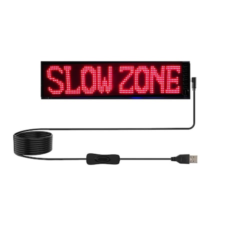 Stop-Lite LED Flexible Window Banner AP-41