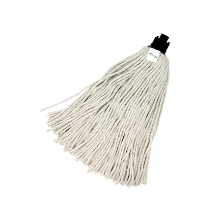 Powerclean Deck Mop #16 Refill, Cotton, 9 oz DMR16