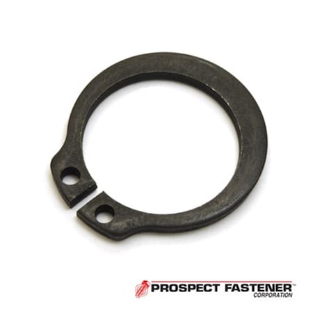 Rotor Clip 1.25 in. Dia. External Heavy Duty Ring .093 in. Thick Carbon Steel Black Phosphatepack, 10PK SHR-125ST PA