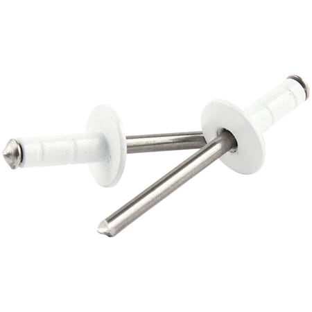 Allstar Performance Medium Head Multi-Grip Rivet, White, 250PK ALL18092