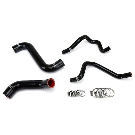 Hps Performance High Temp Reinforced Silicone Radiator and Heater Coolant Hose Kit, Black,  57-1811-BLK