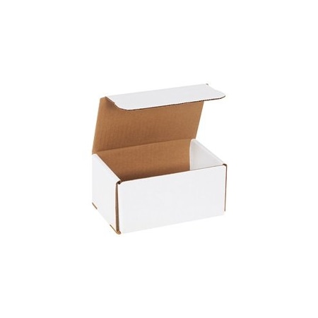 Bubblefast 50-6 x 4 x 3'' White Corrugated Mailers, 50PK BFM643