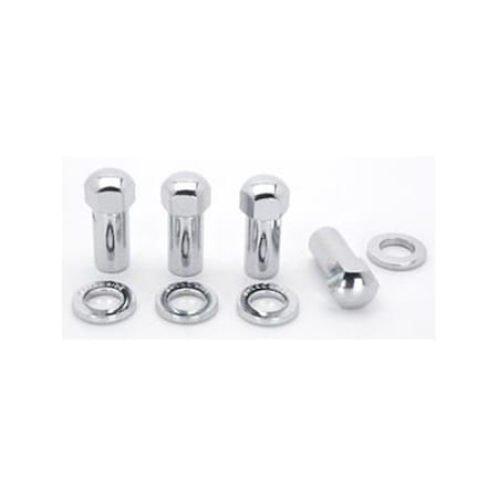 Weld Racing 601-1414 0.43 in. Right Hand Chrome Lug Nut, 4PK WEL601-1414