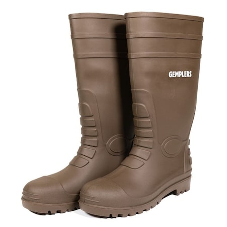 Gemplers Men's Brown Bear Signature TPE Chemical Resistant Boots, Plain Toe, 15 in Height, Brown, 11 238334