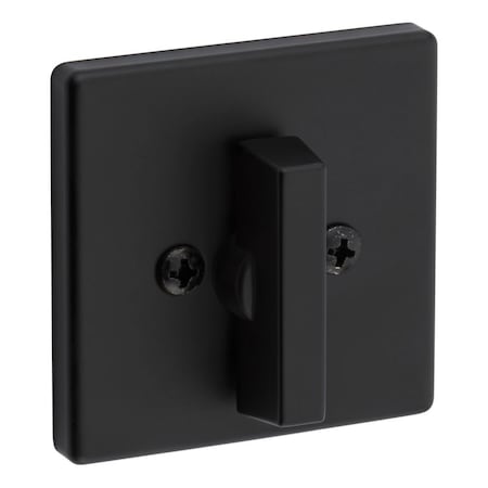 Kwikset UL Rated One Sided Turn Square Deadbolt with 2-3/8in Round Corner Latch and Dual RCS and 5303 663SQT-514.UL.DS