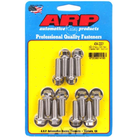 Arp 4342001 Sb Chevy Stainless Steel Hex Intake Manifold Bolt Kit A14-4342001