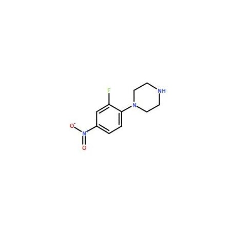 Ak Scientific 1-(2-Fluoro-4-nitrophenyl)piperazine (1g), CAS 154590-33-7 Y7634-1g