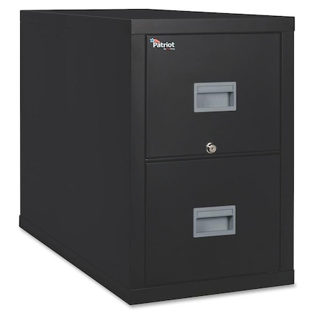 Fire King Fireking Fireproof 2 Drawer Vertical File Cabinet Legal 20-13/16"Wx31-9/16"Dx27-3/4"H Black 2P2131-CBL