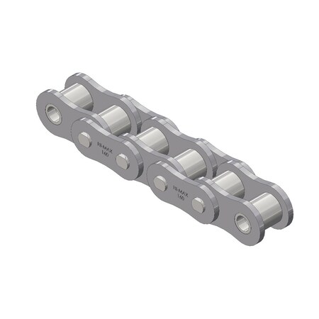 Senqcia Hi-Max Riveted Standard Roller chain, 10 ft OAL, 2-1/4 P, 1.406 Dia x 1.406 in W Roller 180HMRB