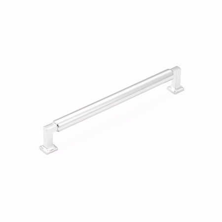 Schaub 8in Center to Center Haniburton Cabinet Pull Polished Chrome Finish 478-26