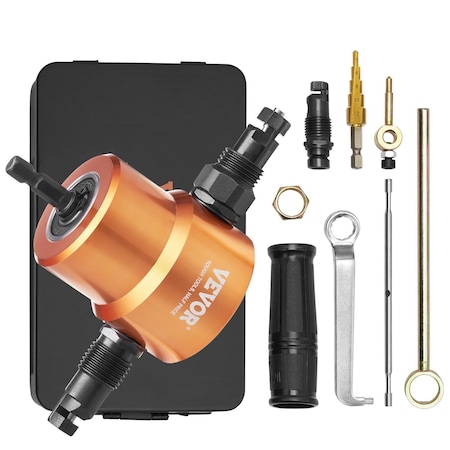 Vevor Double Head Sheet Nibbler Metal Cutter Power Drill Attachment Cutting Tool YT-160AS