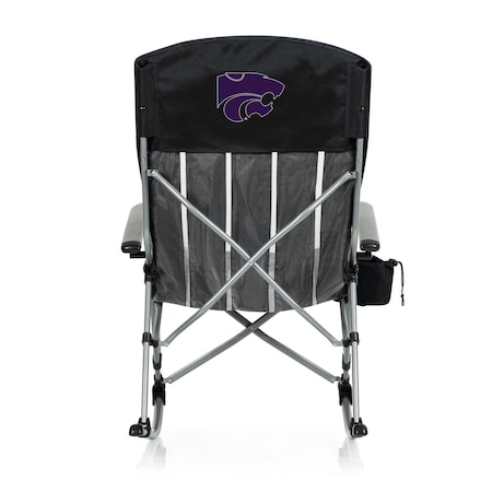 NCAA Kansas State Wildcats Outdoor Rocking Camp Chair - XL Heavy Duty Camping Chair