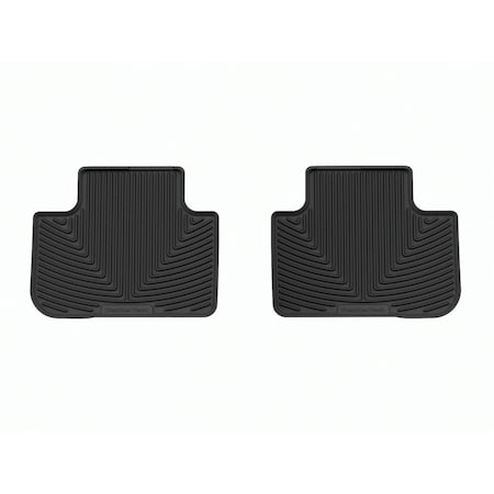 Weathertech Black, Rear All Weather Floor Mats W660