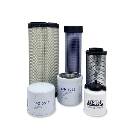 Hero Preventative Maintenance Kit Bobcat S510 Skid Steer Loader AZN411001 & Above, Spin-On Cooling Fan MSU-BC-0483