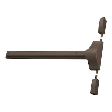 Yale Commercial 48 in. Surface Vertical Rod Exit Device 695 Satin Bronze Painted for Doors Dark Bronze 1810-36 x 695