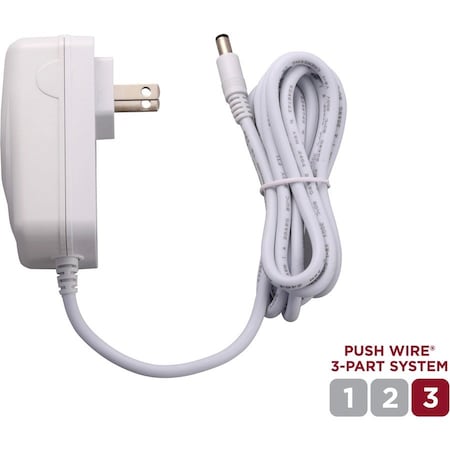 Black & Decker PUSH WIRE Under Cabinet Light 24W Plug-In Power Kit LEDUC-24WP