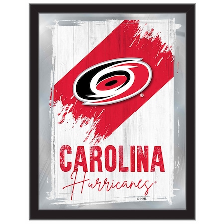 Holland Bar Stool Co Carolina Hurricanes 17 in.x22 in. Logo Wall Mirror MLogo