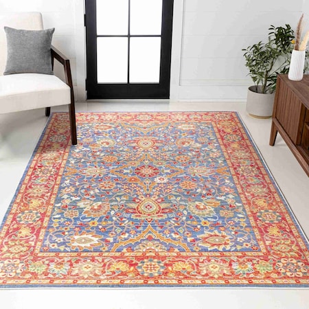 Jonathan Y Irving Persian Plum/Terracotta 5 ft. x 8 ft. Area Rug MDP302A-5