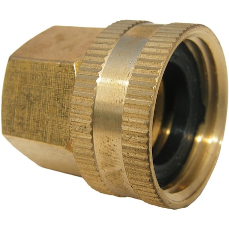 Westlake Pipe & Fittings 3/4'' FHTx1/2'' FPT Brass Adapter 15-1717