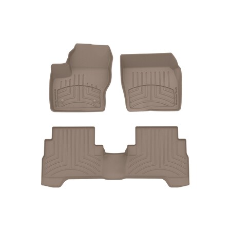 Weathertech Tan, Front and Rear FloorLiner HP 45459-1-2IM