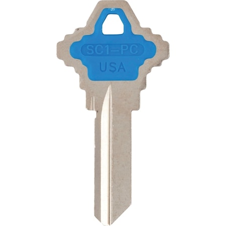 Ilco Schlage Design Decorative House Key SC1-Blue, 5PK IAK00002492