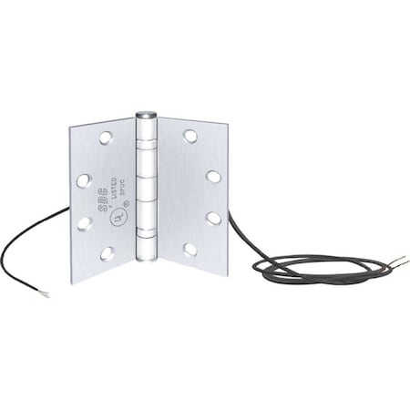 Sdc Electrified Hinge, Stainless Steel, Satin Chrome, Includes: Mounting hardware PTH-4Q-DPS