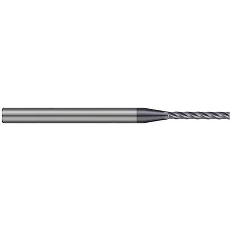 Harvey Tool 6.000 mm Cutter DIA x 48.000 mm Length of Cut Carbide Square End Mill, 4 Flutes, AlTiN Coated 744266-C3