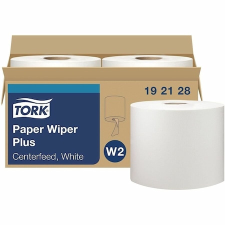 Tork Tork Paper Wiper Plus White W2, 2 x 300 Sheets, 192128, PK2 192128