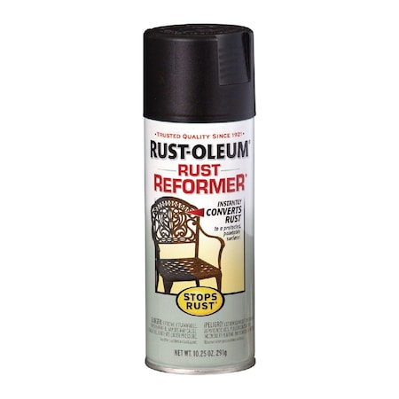 Rust-Oleum Stops Rust Rust Reformer Spray, Black, 10.25 oz Aerosol Can, 6PK 215215