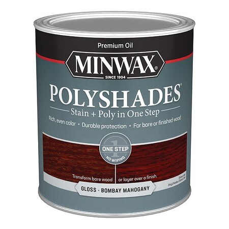 Minwax Wood Stain, 1 qt, Bombay Mahogany 61480444