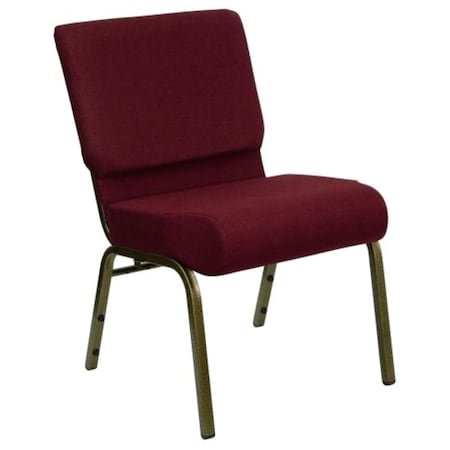 Flash Furniture Hercules Church Chair, 21-1/4 in W 25" L 33" H, Fabric Seat FD-CH0221-4-GV-3169-GG