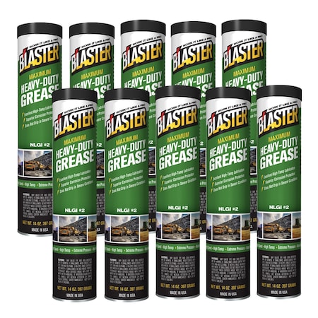 Mytee Products Blaster Maximum Heavy Duty Grease, 10PK GR-14C-HDGx10