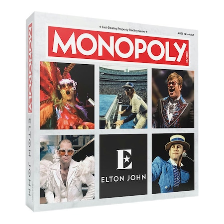 Usaopoly MONOPOLY Elton John Board Game MN073-801