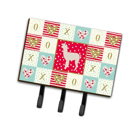 Carolines Treasures 6 x 2 x 9 in. Alpaca Love Leash or Key Holder CK5346TH68