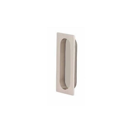 Ives Series Rectangular Pull, 1 5/16 in W, 15/32 in D, 3 1/8 in H, Brass, Satin Nickel 222B15